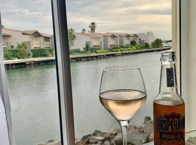 Vue - Rdc - Parking Prive - Meuble Tourisme 4 Etoiles Agde